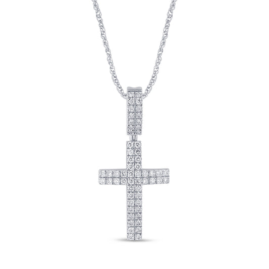 2.11 CTS T.W. CROSS PENDANT