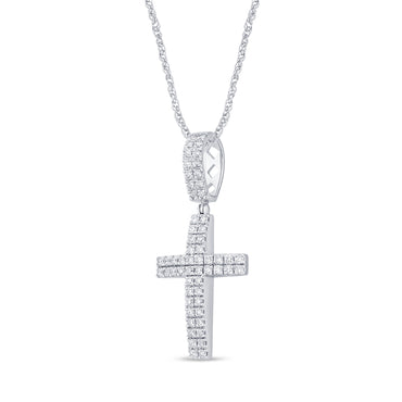 3.04 CT T.W. CROSS PENDANT