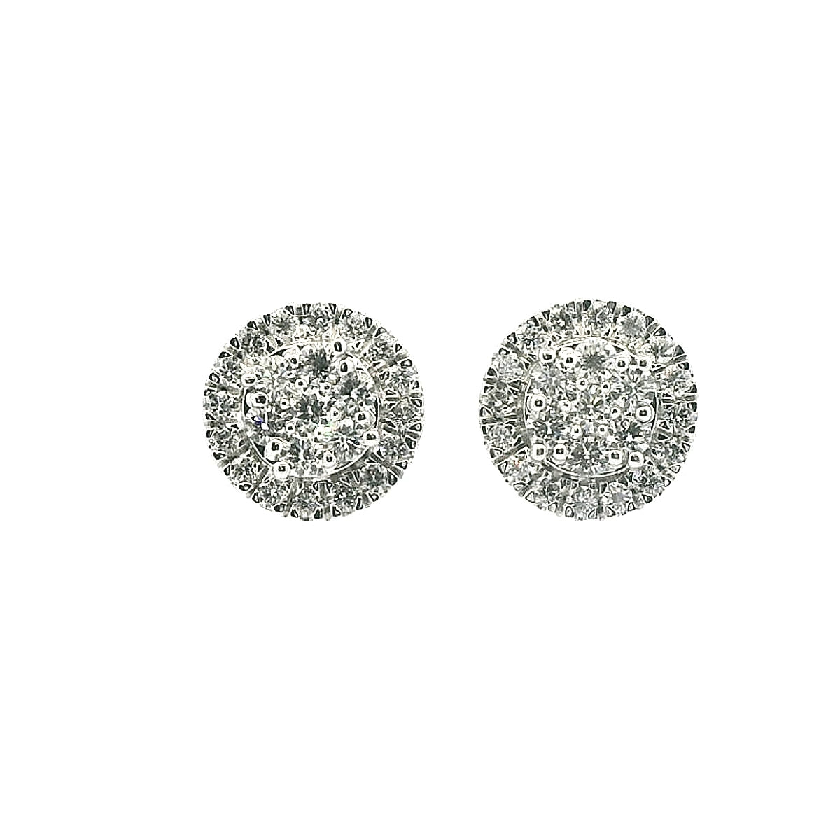 92.5 silver 2.03 CT Earrings