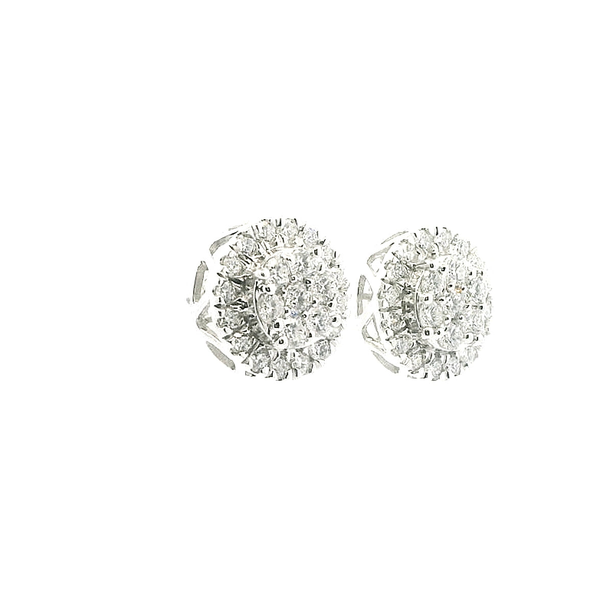 92.5 silver 2.03 CT Earrings