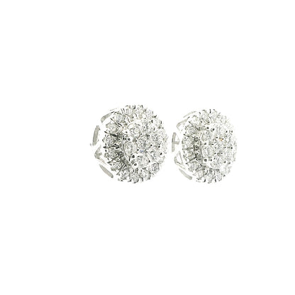 92.5 silver 2.03 CT Earrings