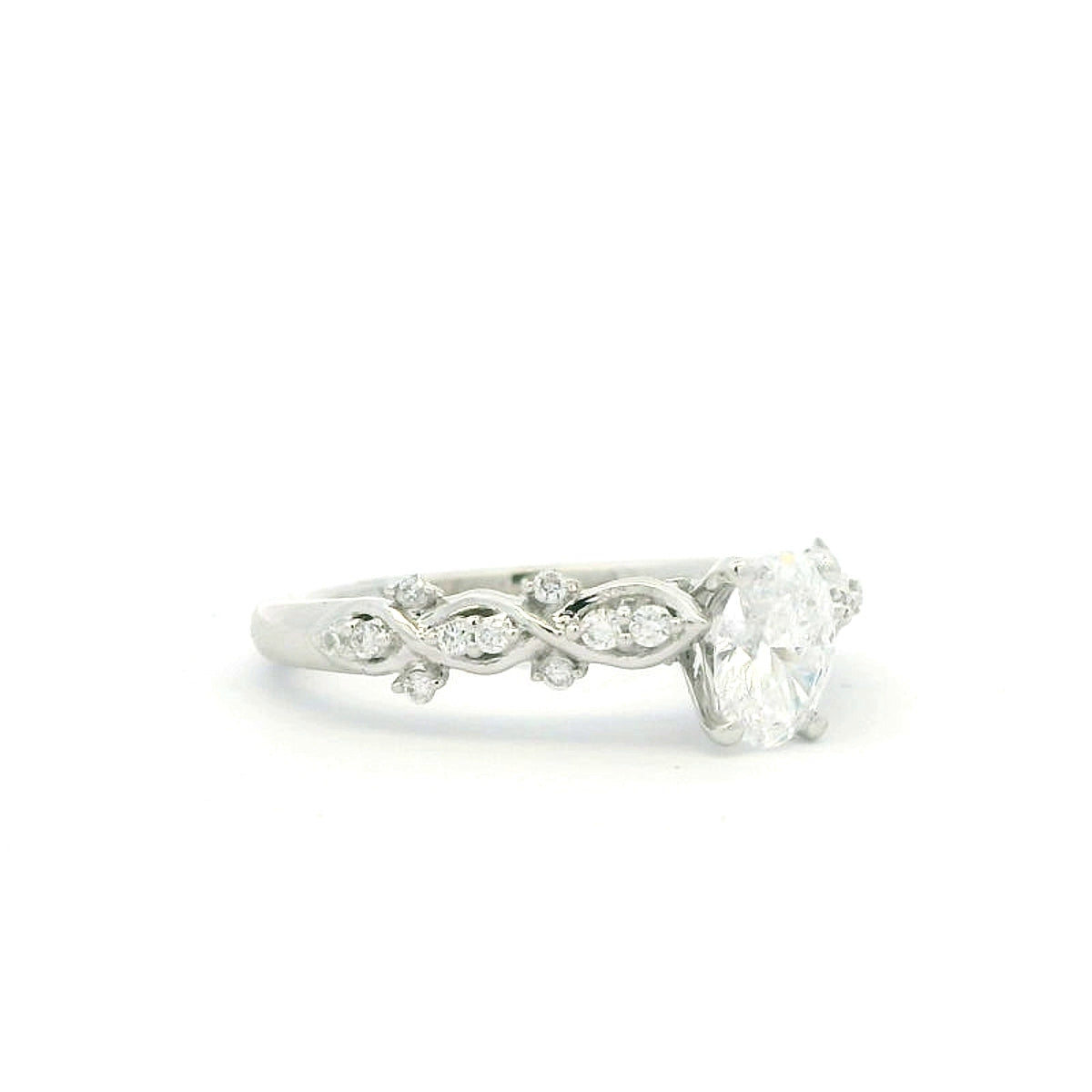 14 KT GOLD 1.08 CTS T.W. WEDDING RING