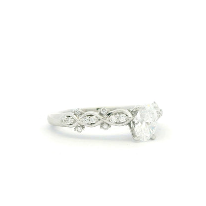 14 KT GOLD 1.08 CTS T.W. WEDDING RING