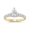 0.62 CTS T.W. WEDDING RING