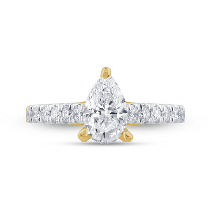 0.62 CTS T.W. WEDDING RING