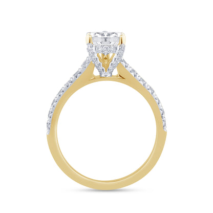 0.62 CTS T.W. WEDDING RING