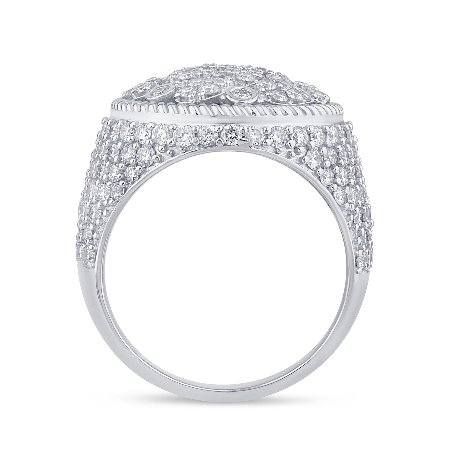 3.69 CTS T.W. MEN RING