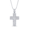 4.54 CTS T.W. CROSS PENDANT