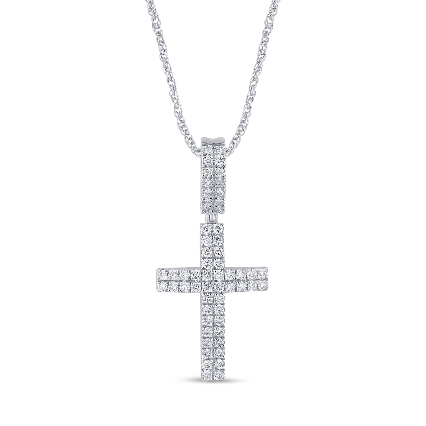 2.11 CTS T.W. CROSS PENDANT