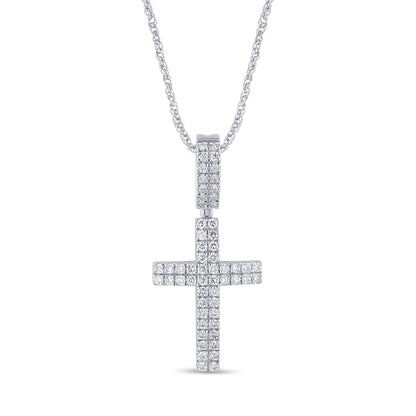 2.11 CTS T.W. CROSS PENDANT