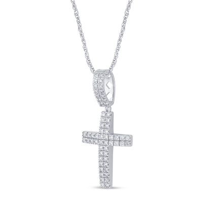 2.11 CTS T.W. CROSS PENDANT