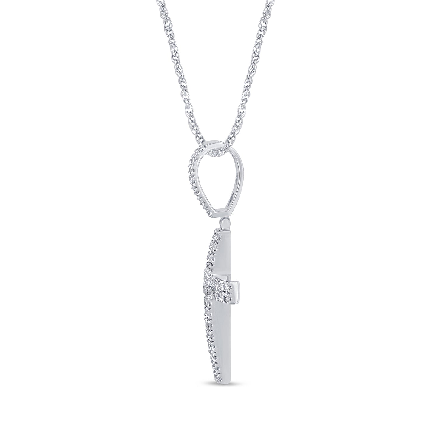 2.11 CTS T.W. CROSS PENDANT