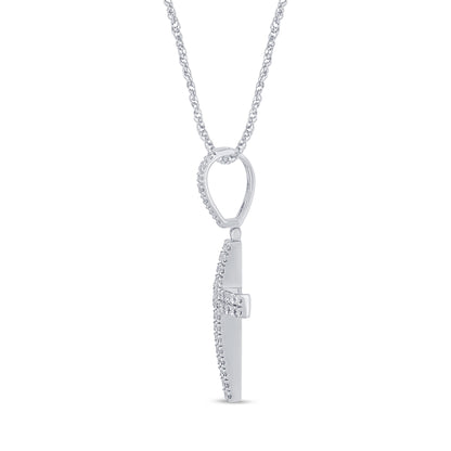 2.11 CTS T.W. CROSS PENDANT