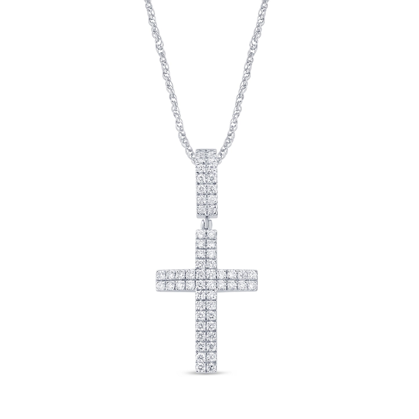 3.04 CT T.W. CROSS PENDANT