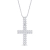 1.01 CTS T.W. CROSS PENDANT