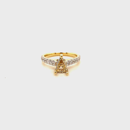 0.62 CTS T.W. WEDDING RING